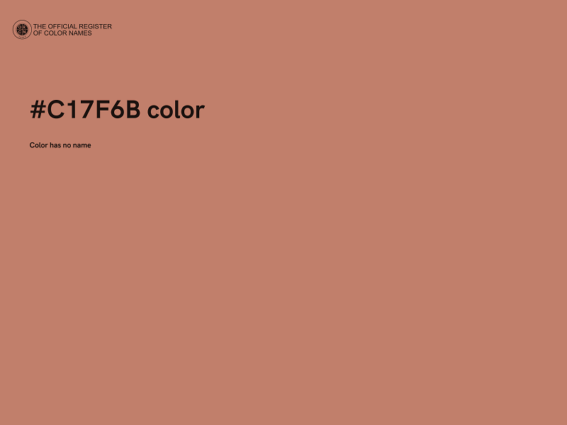 #C17F6B color image