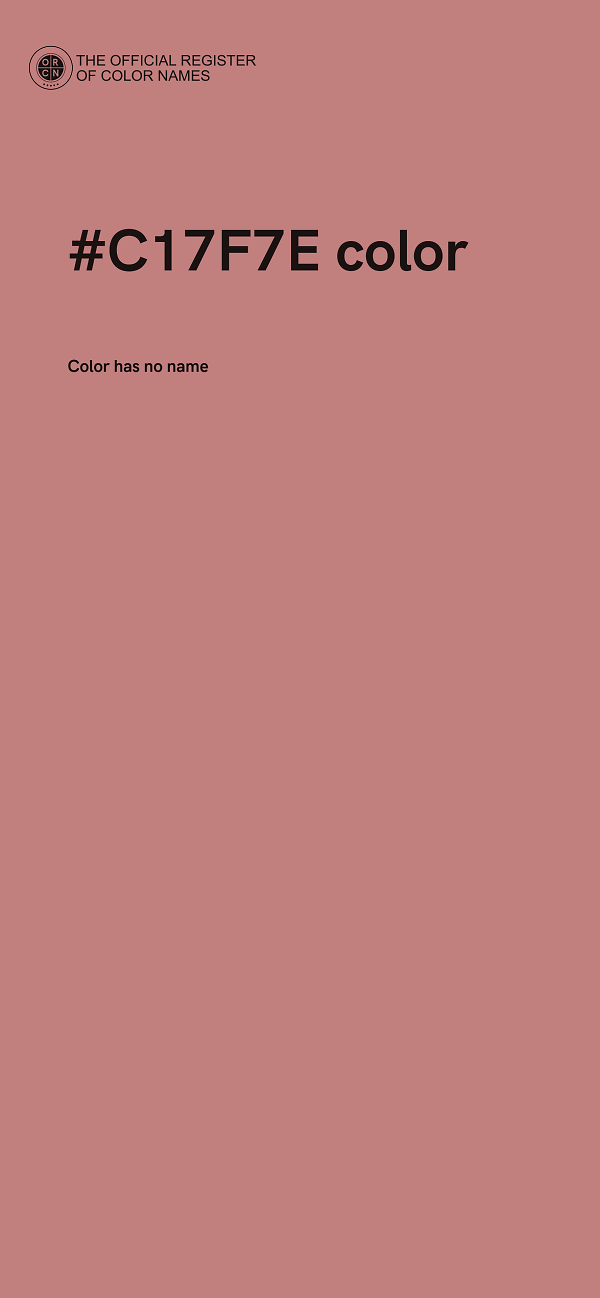 #C17F7E color image
