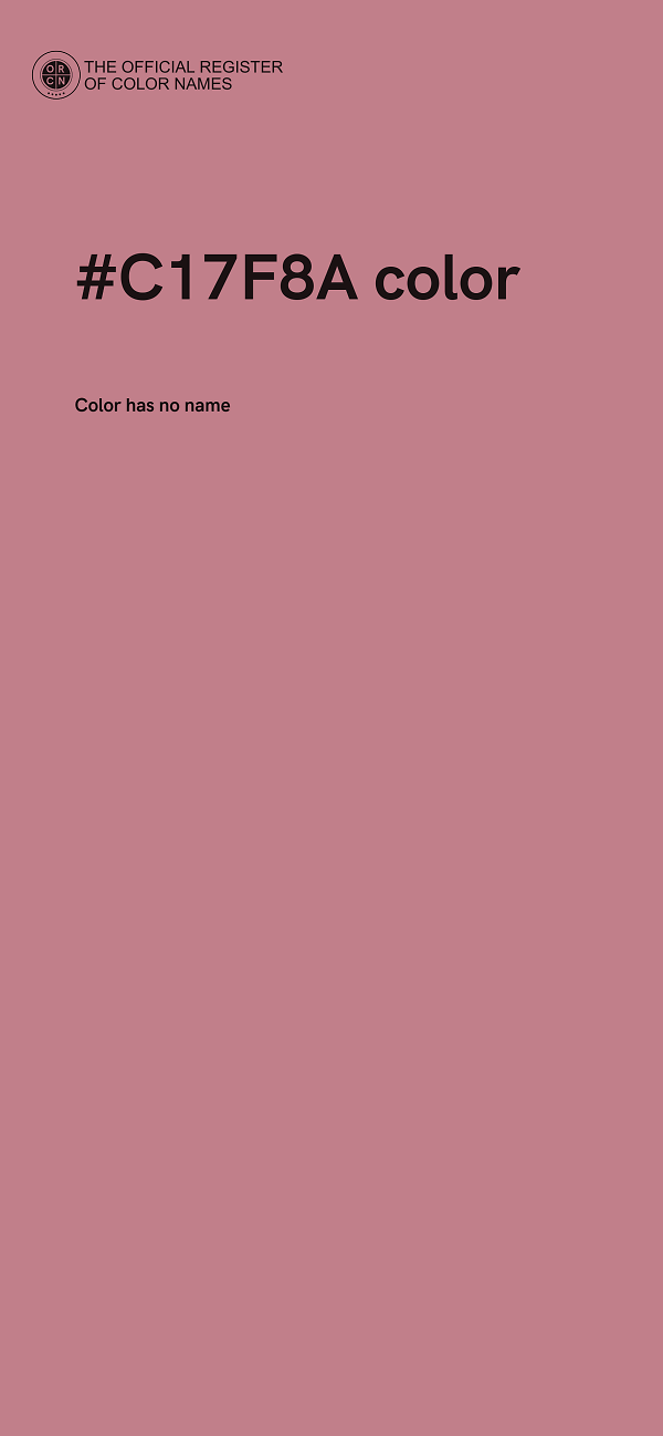 #C17F8A color image