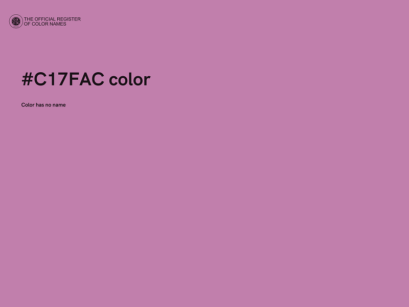 #C17FAC color image