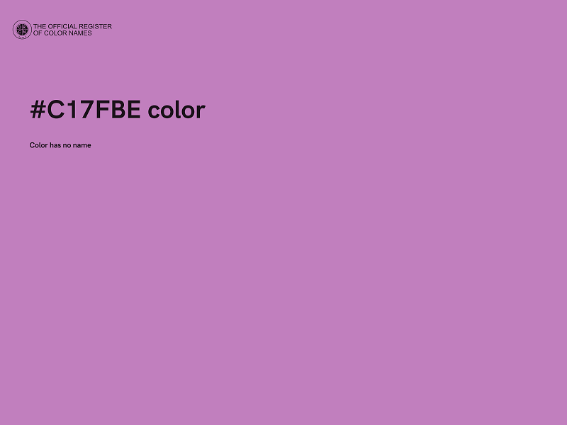 #C17FBE color image