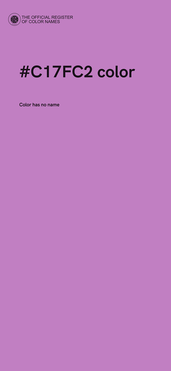 #C17FC2 color image