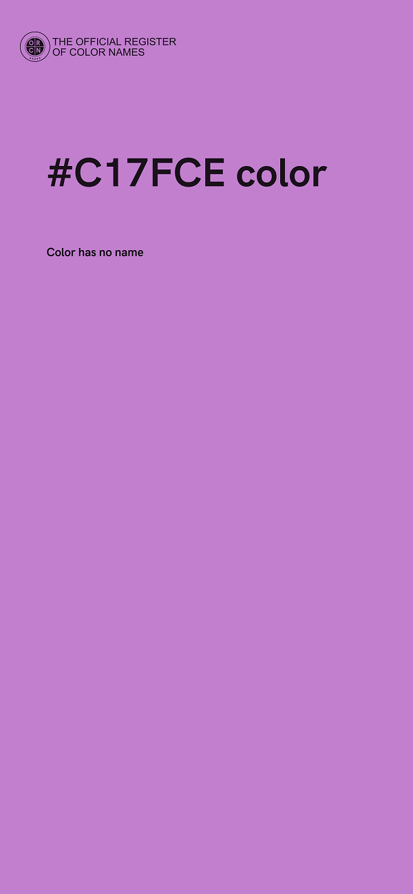 #C17FCE color image