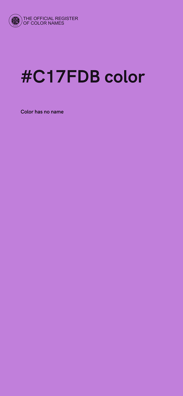 #C17FDB color image