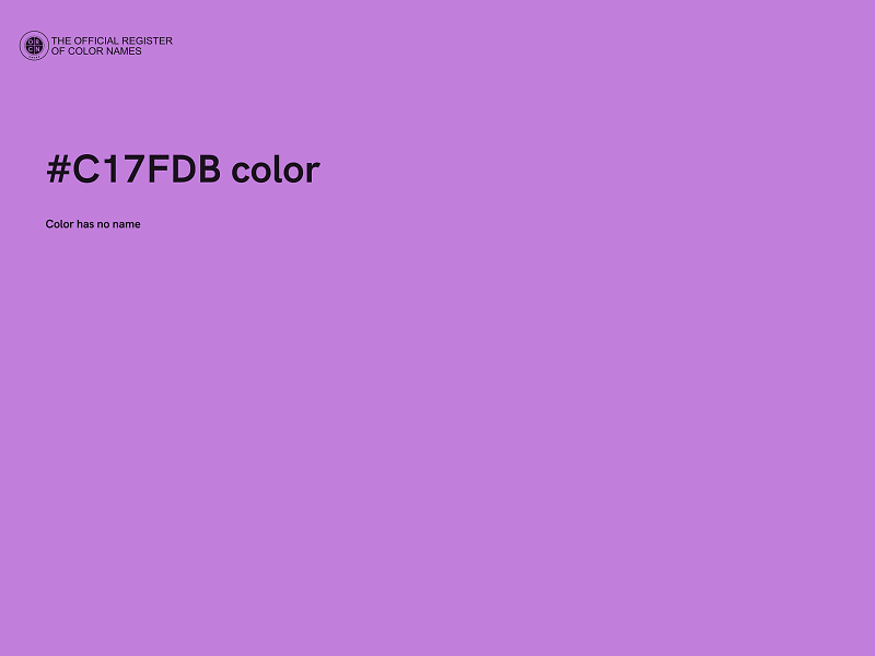 #C17FDB color image
