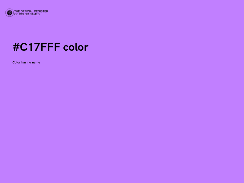 #C17FFF color image