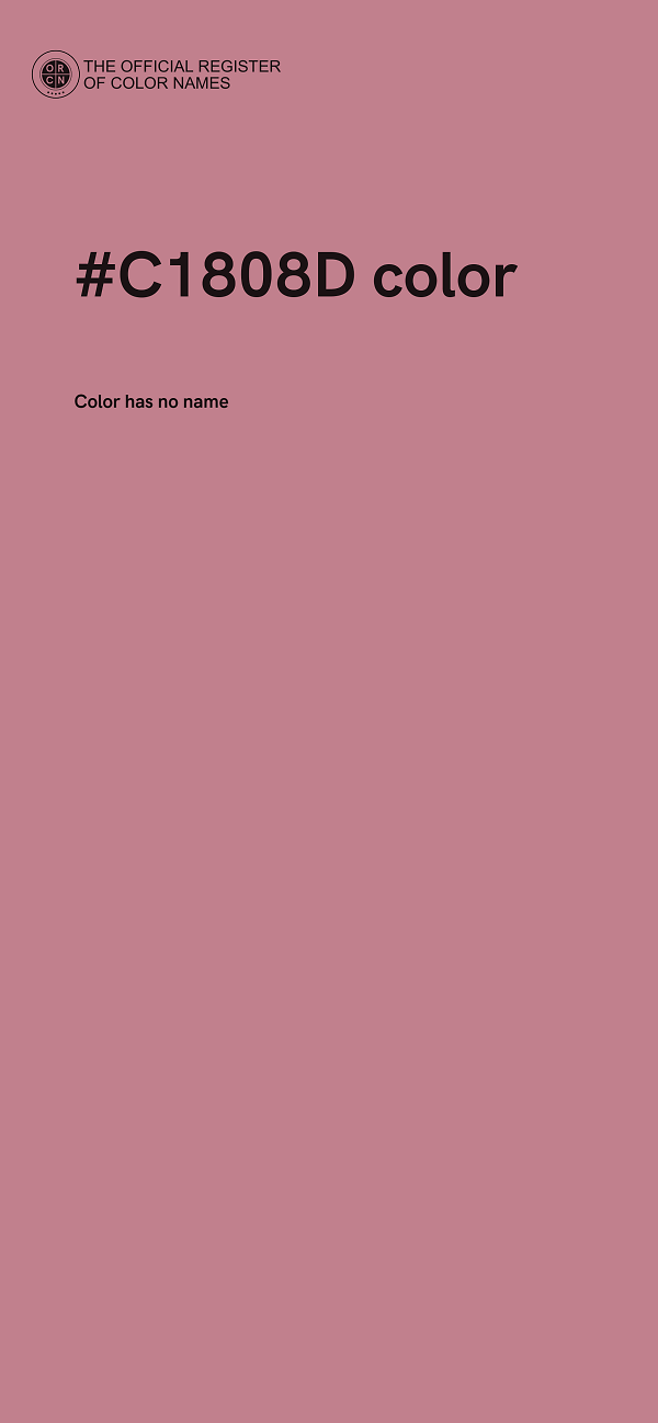 #C1808D color image