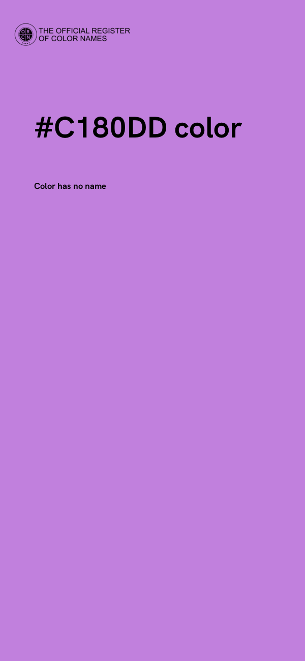 #C180DD color image