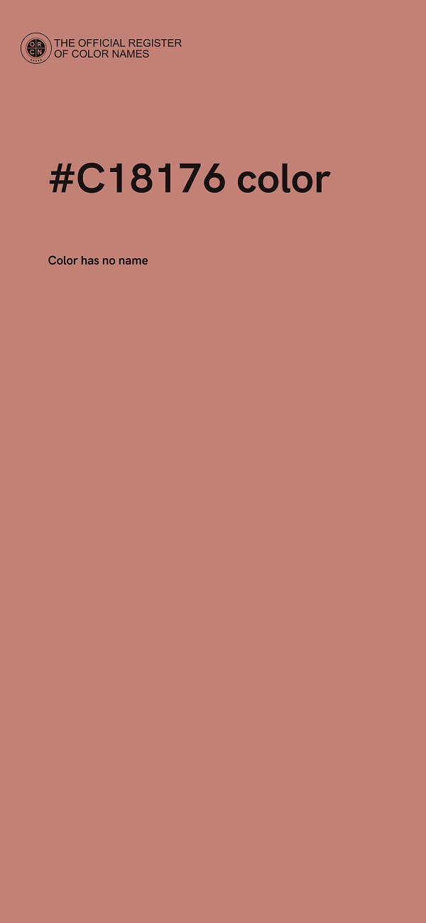 #C18176 color image