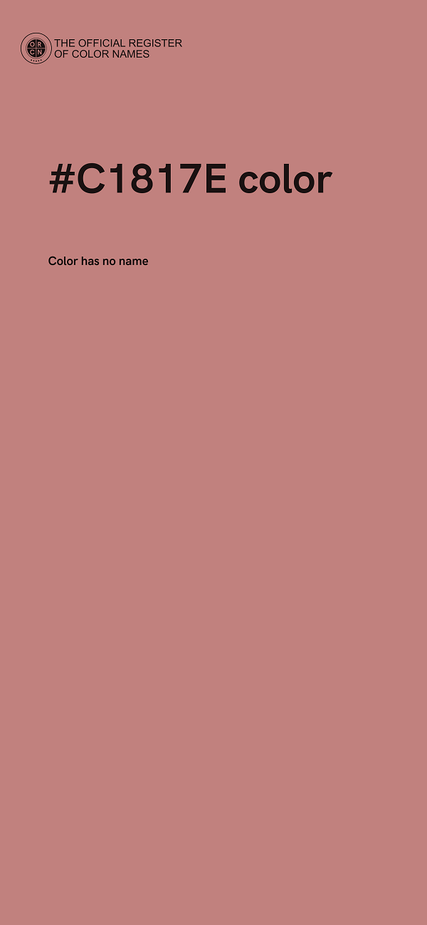 #C1817E color image