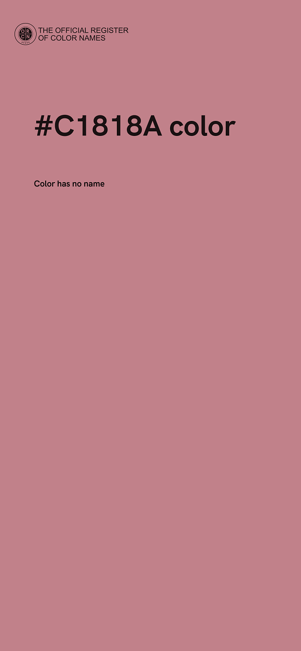 #C1818A color image