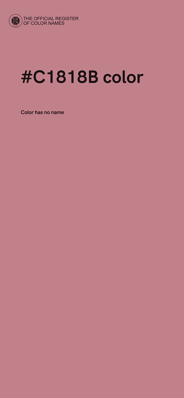 #C1818B color image