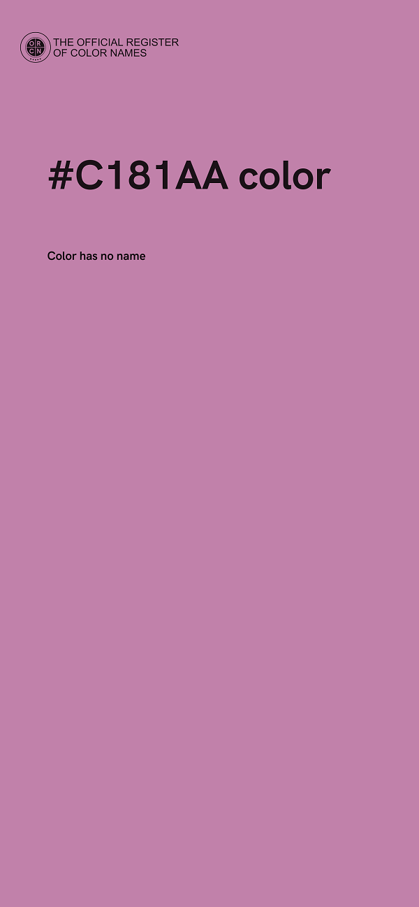 #C181AA color image
