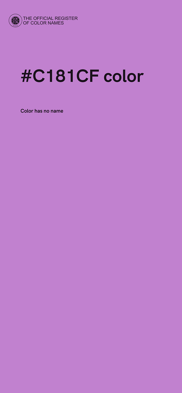 #C181CF color image