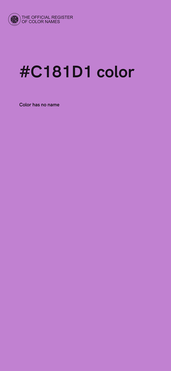 #C181D1 color image