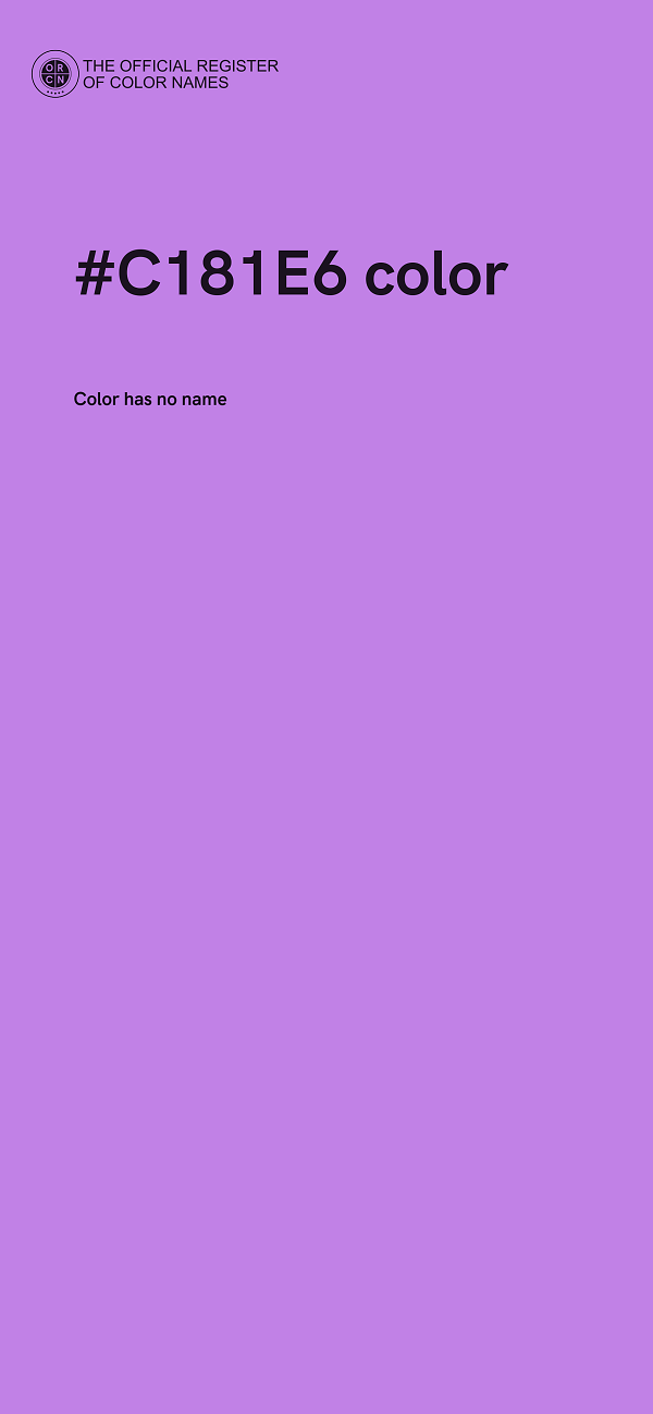 #C181E6 color image