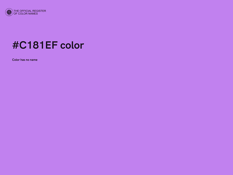 #C181EF color image