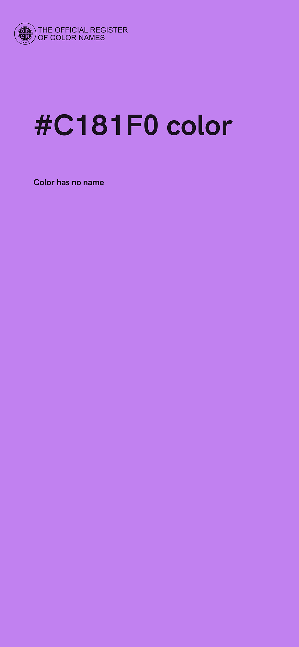 #C181F0 color image