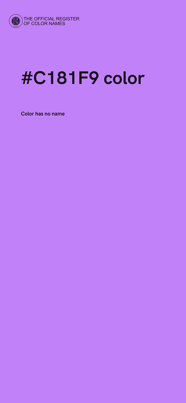 #C181F9 color image
