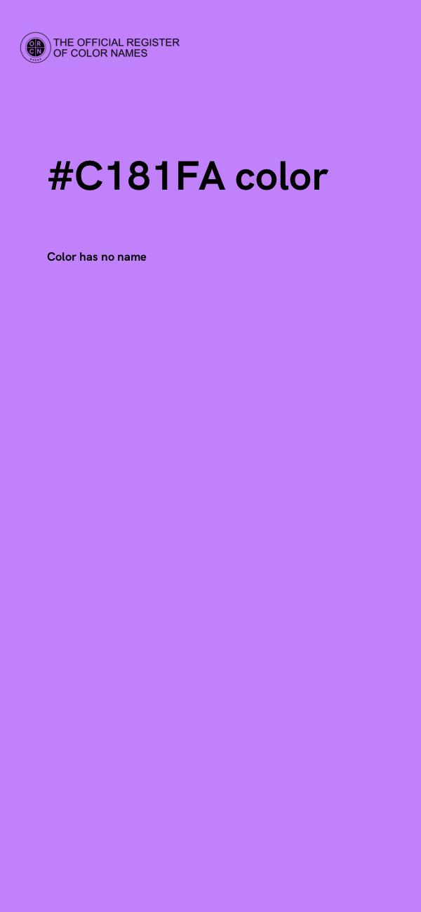 #C181FA color image