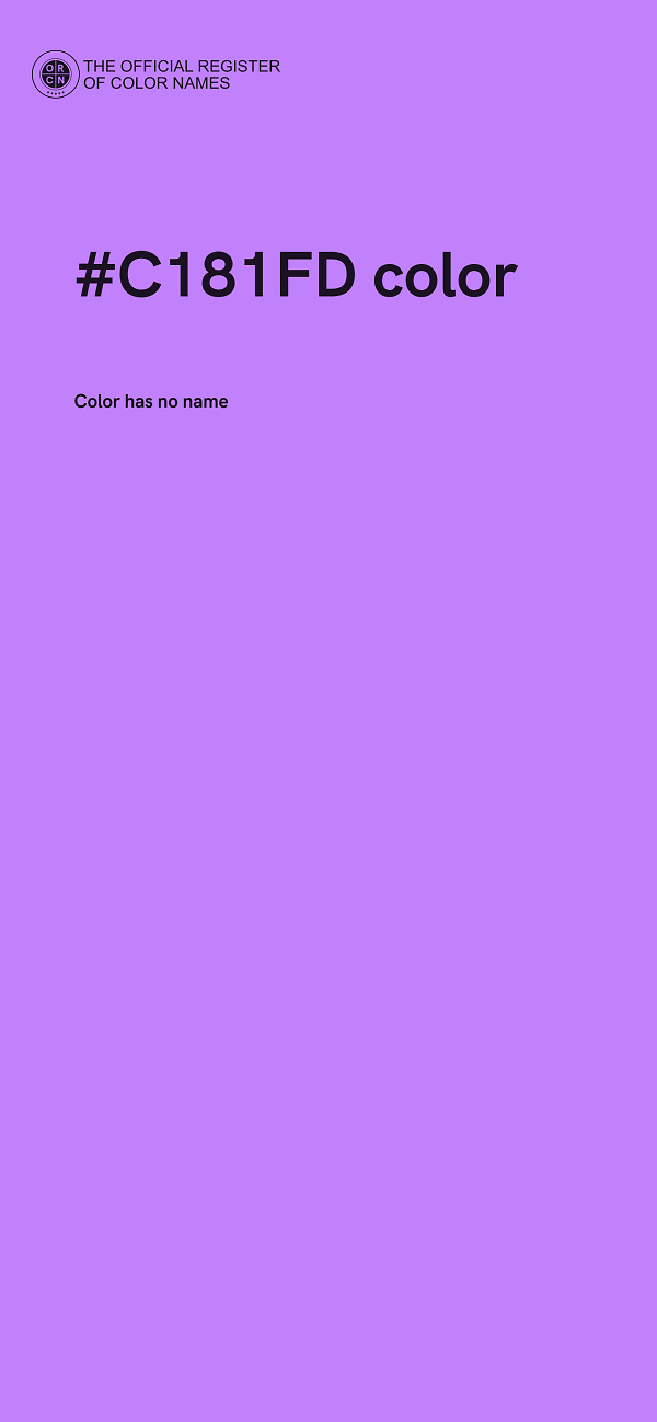 #C181FD color image