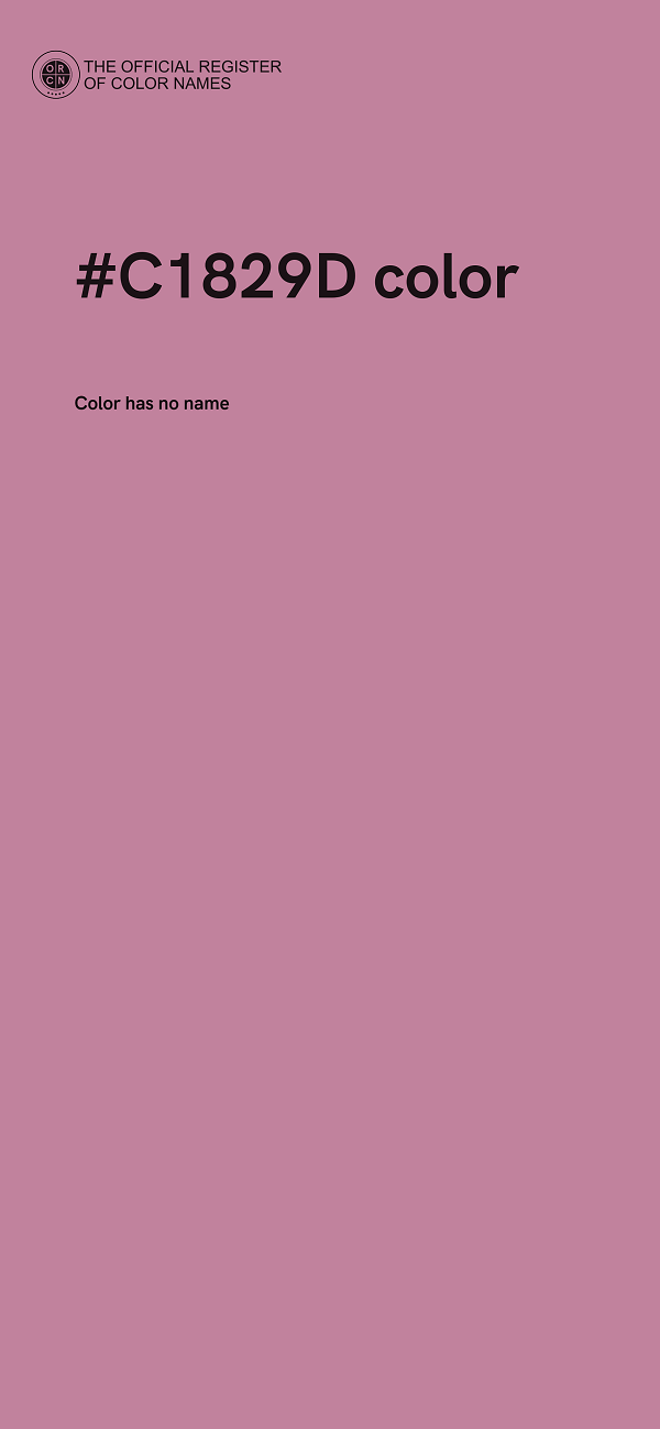 #C1829D color image