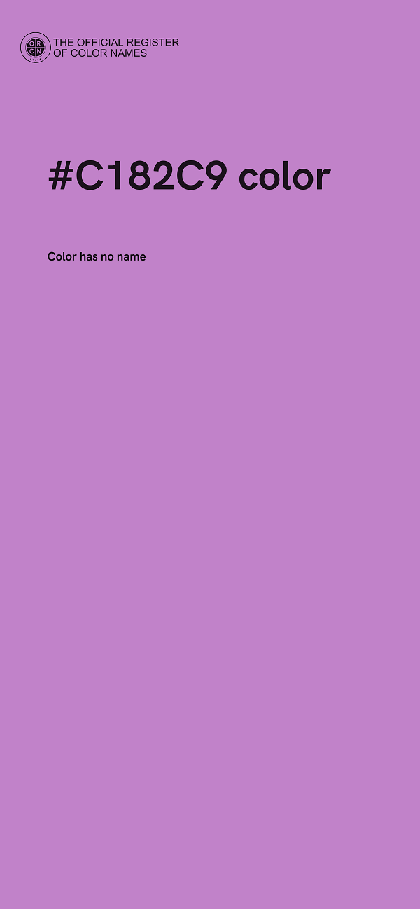 #C182C9 color image