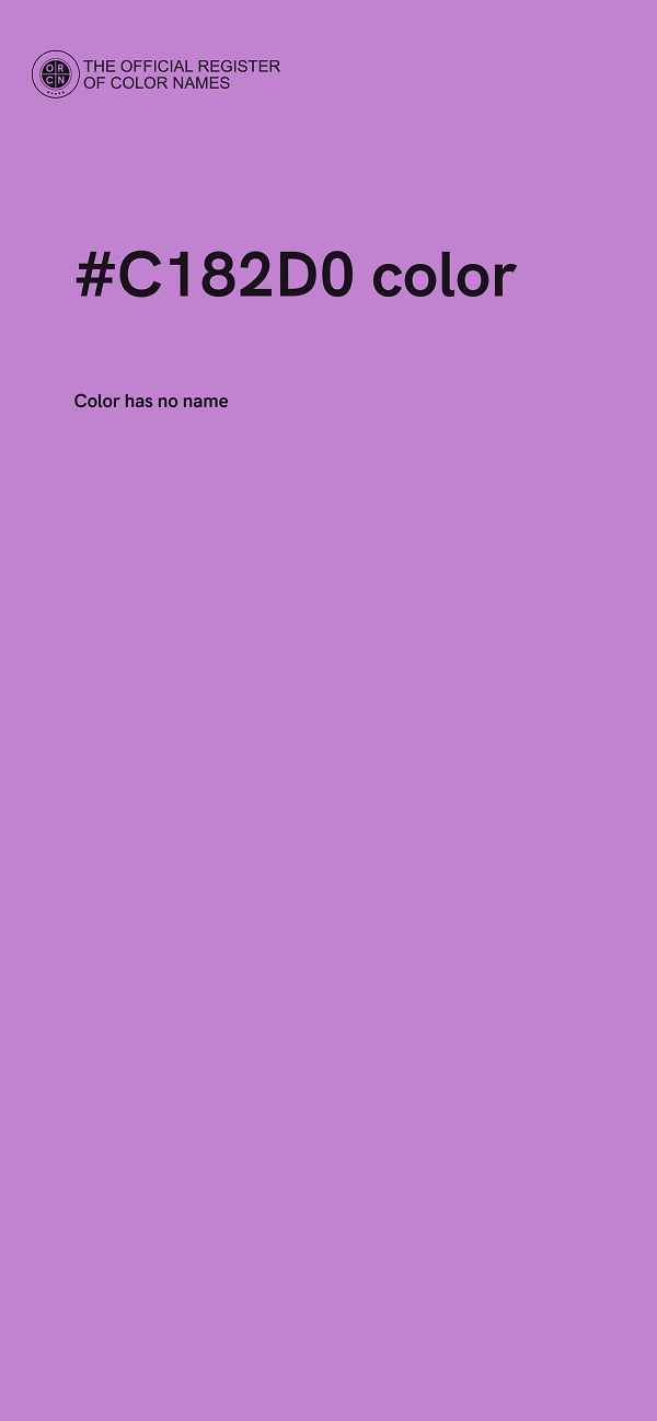 #C182D0 color image