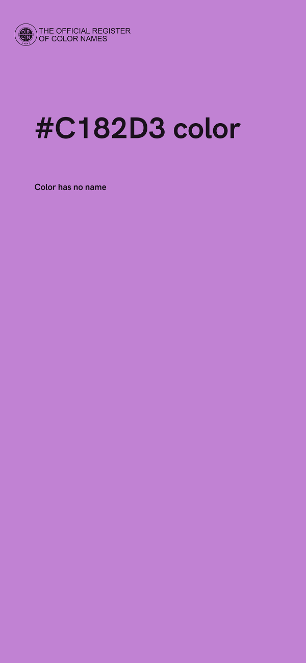 #C182D3 color image