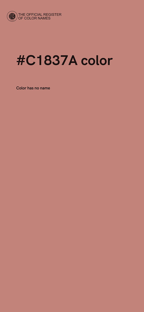 #C1837A color image