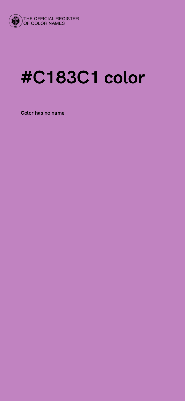 #C183C1 color image