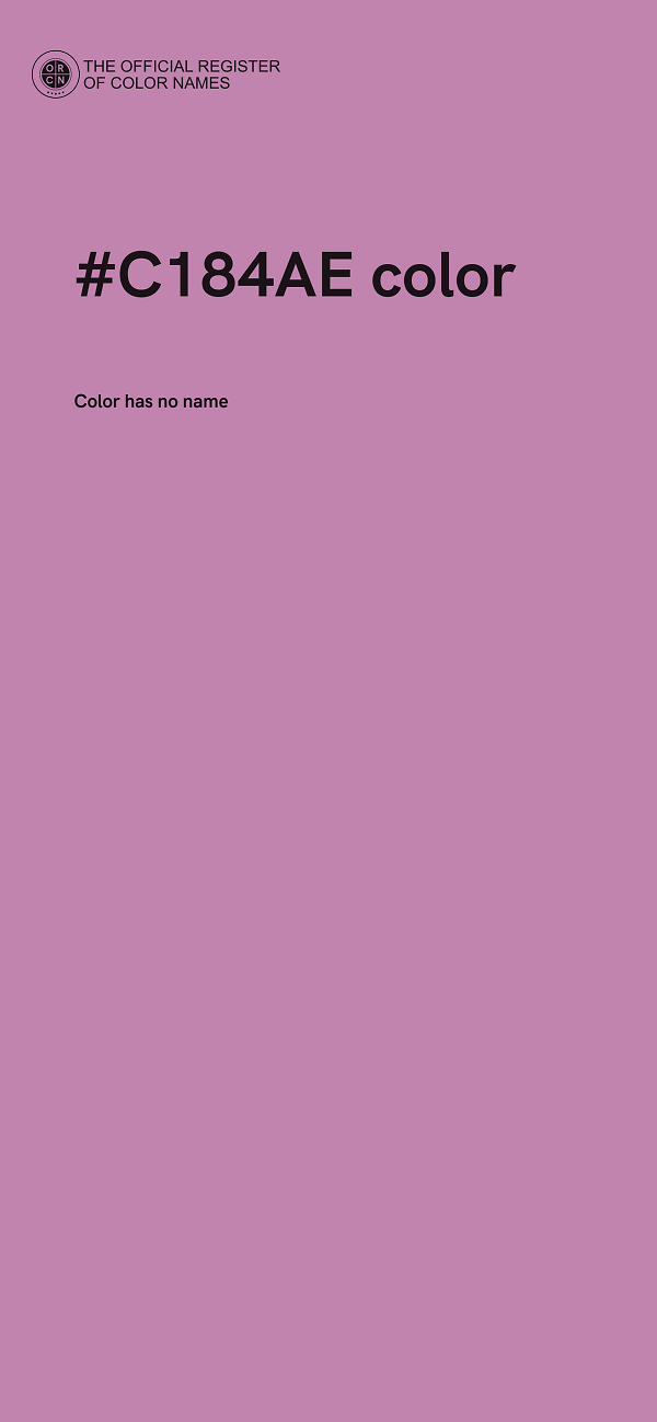 #C184AE color image