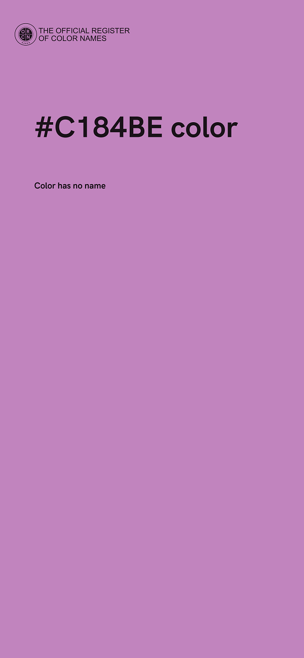 #C184BE color image