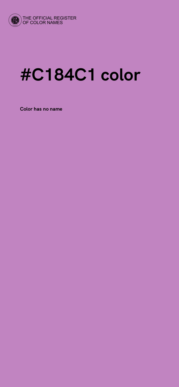 #C184C1 color image