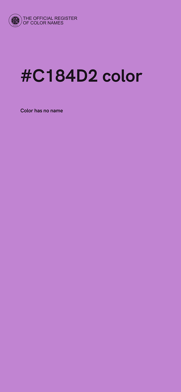 #C184D2 color image