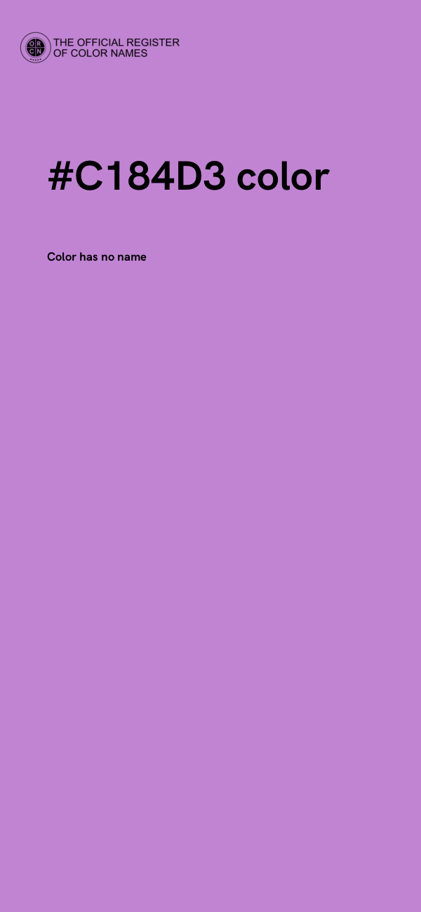 #C184D3 color image