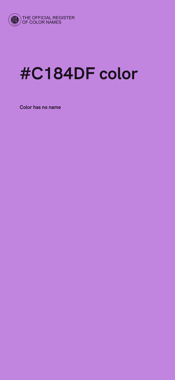 #C184DF color image