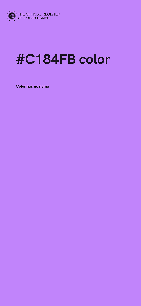 #C184FB color image