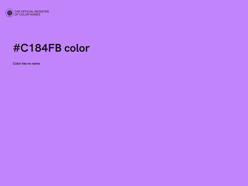 #C184FB color image