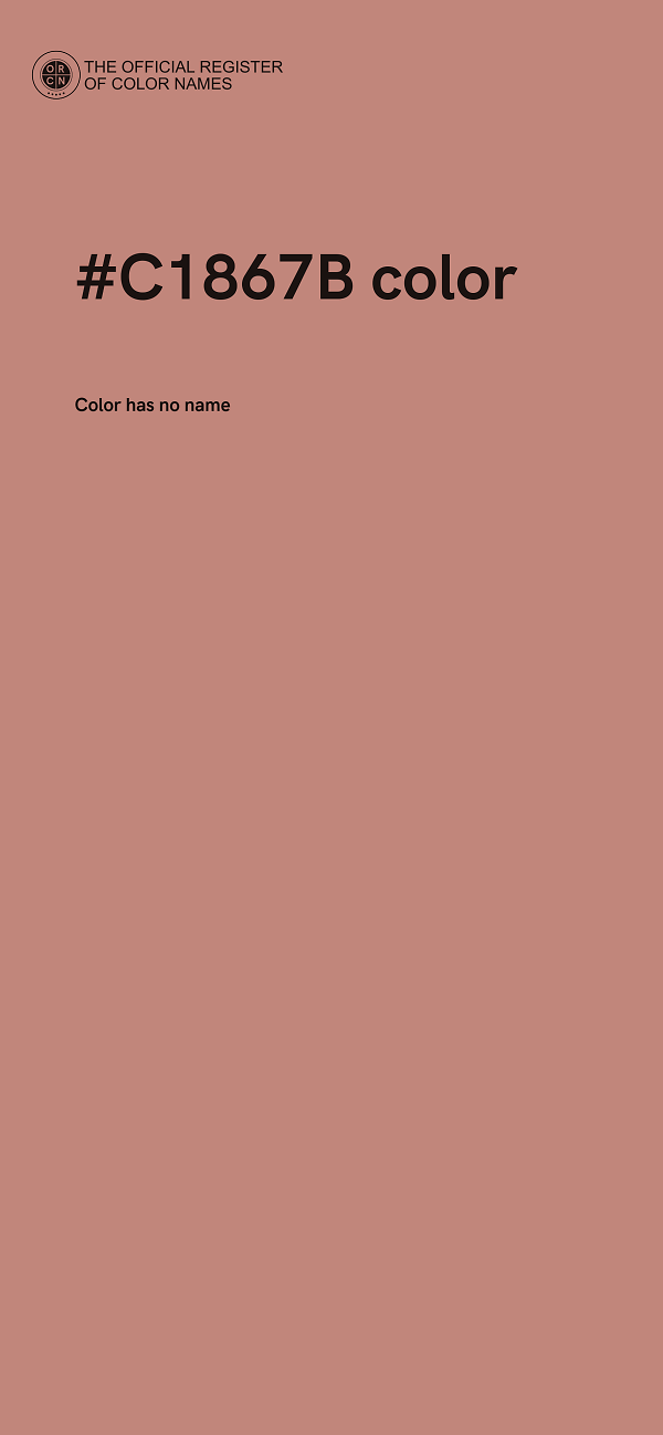 #C1867B color image