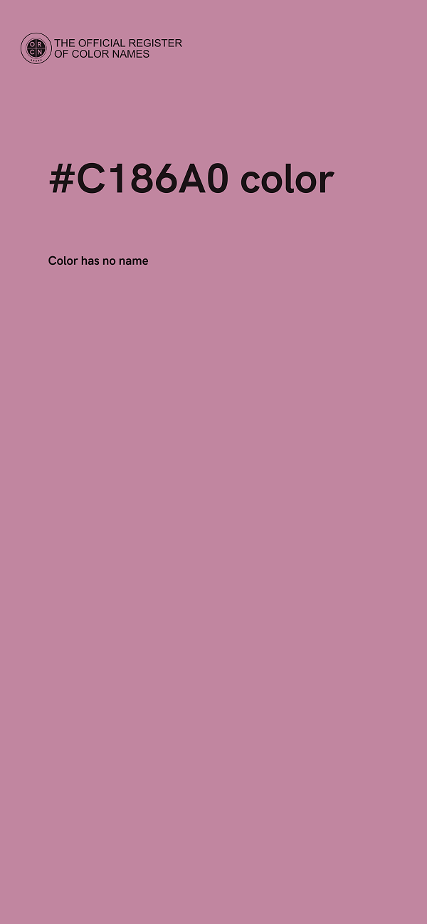 #C186A0 color image
