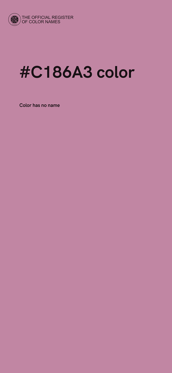 #C186A3 color image