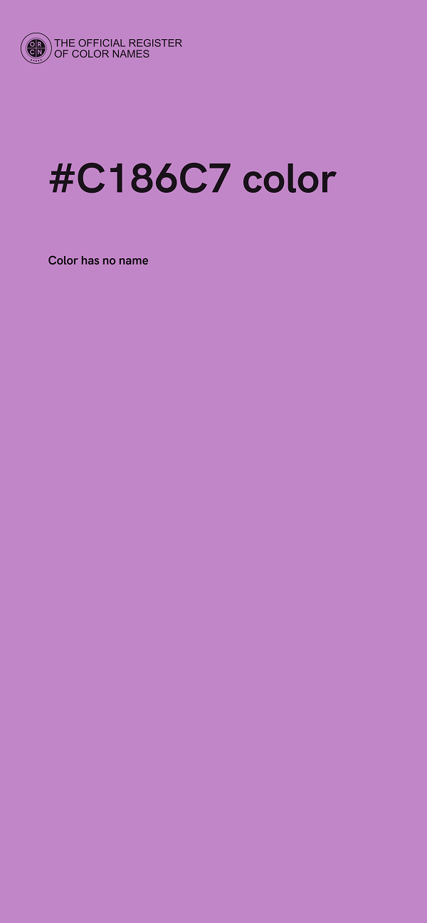 #C186C7 color image