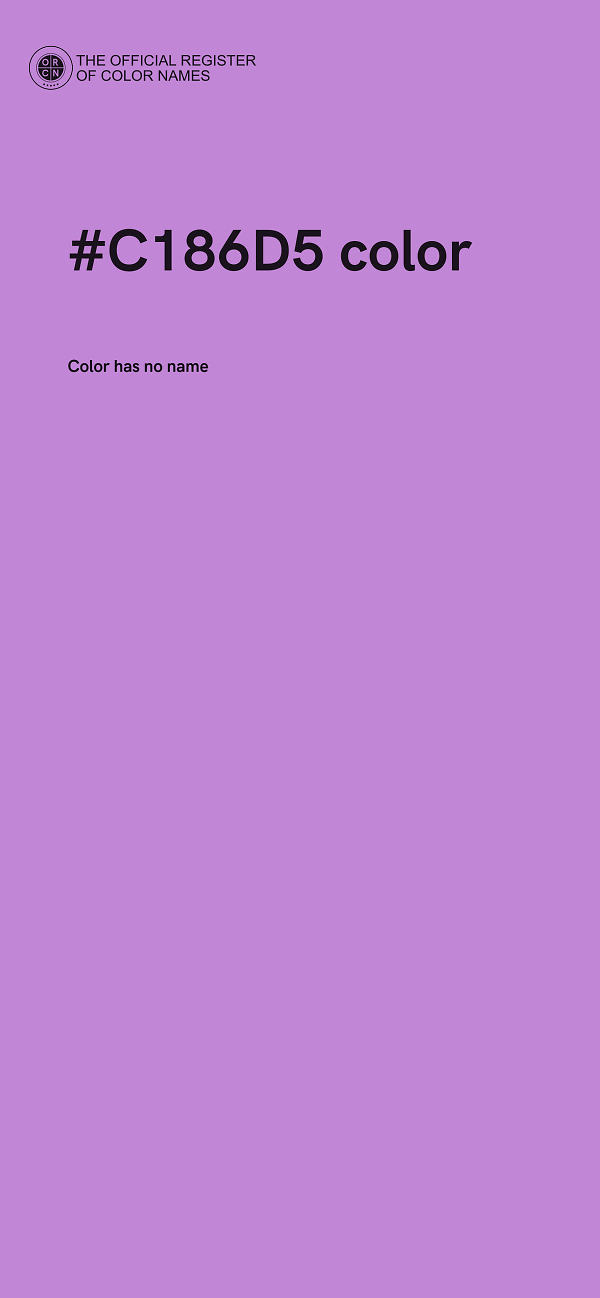 #C186D5 color image