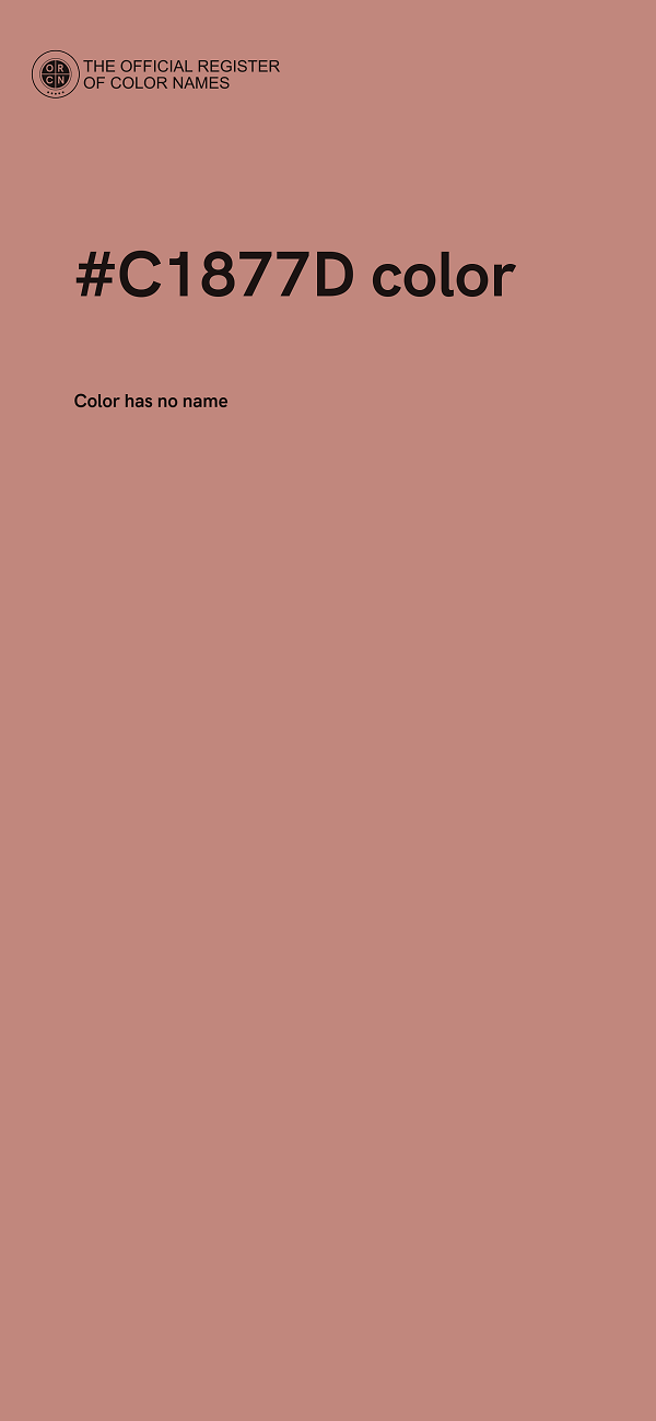 #C1877D color image