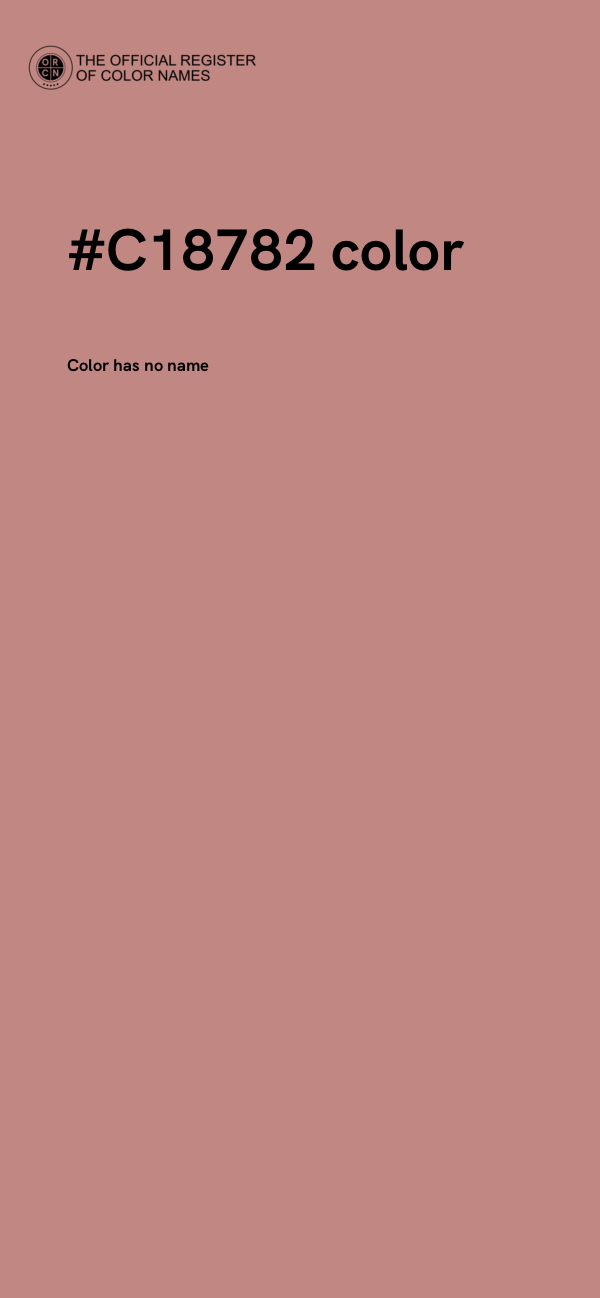 #C18782 color image