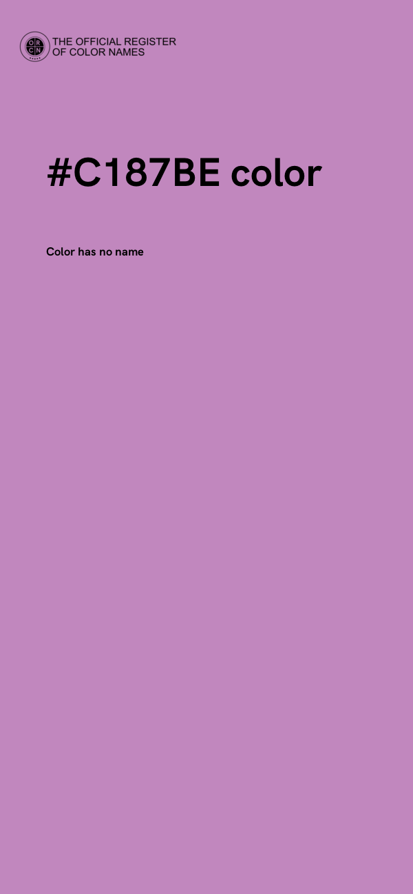 #C187BE color image