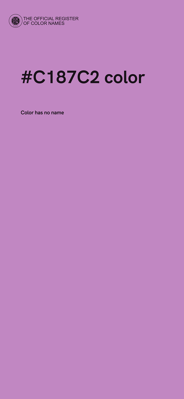 #C187C2 color image
