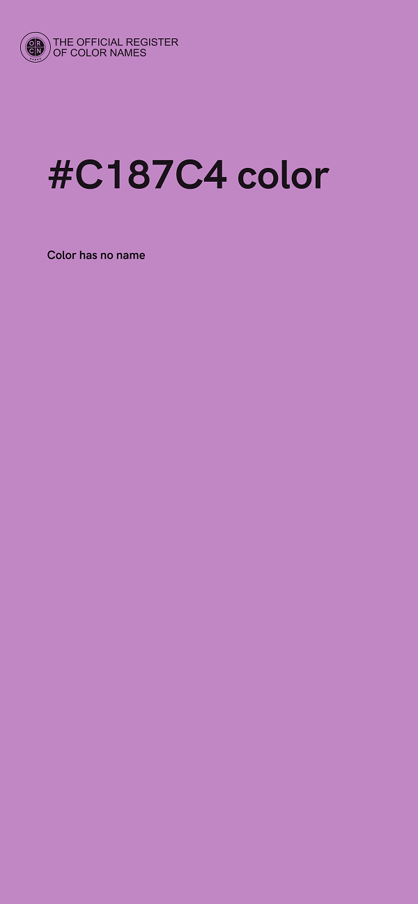 #C187C4 color image