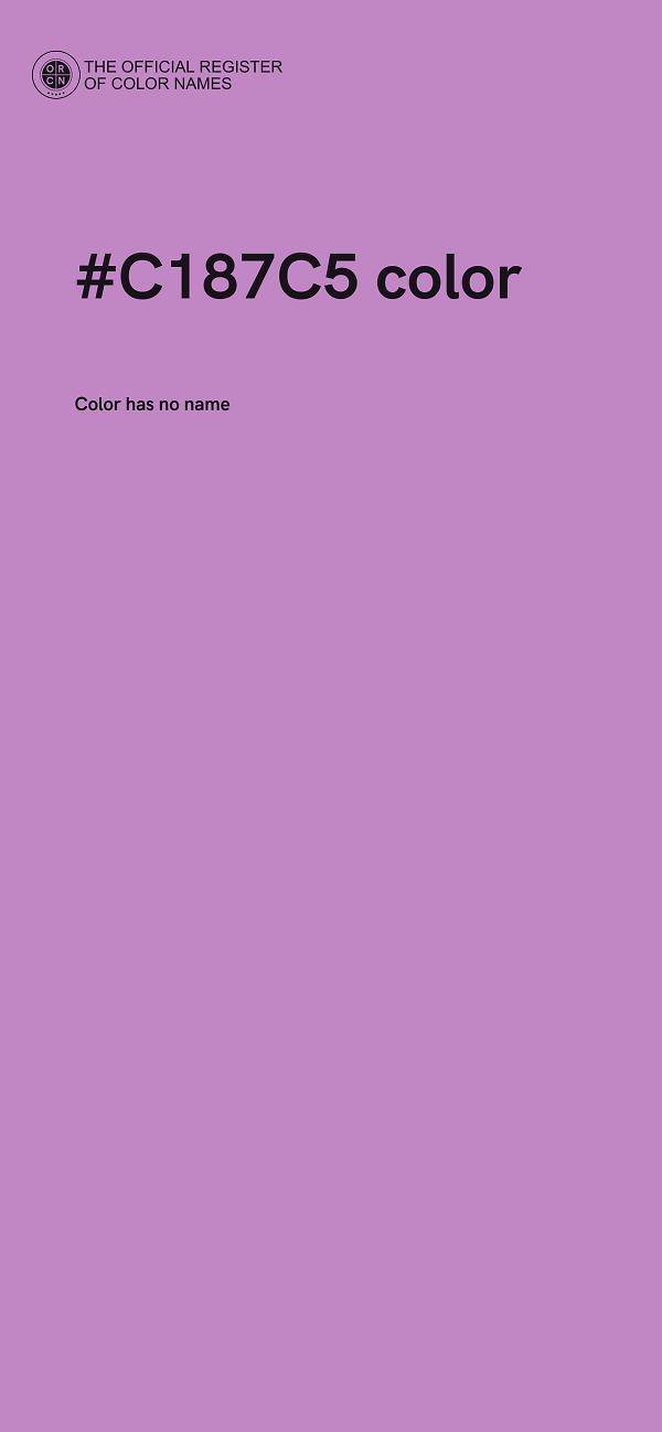 #C187C5 color image